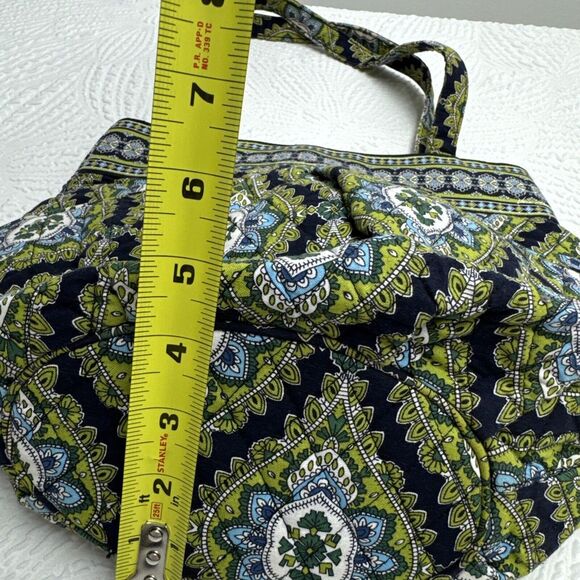 Vera Bradley Cambridge Green Blue,black Shoulder Handbag Medium - Picture 11 of 15